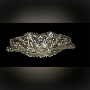Antique Cut Glass Bowl